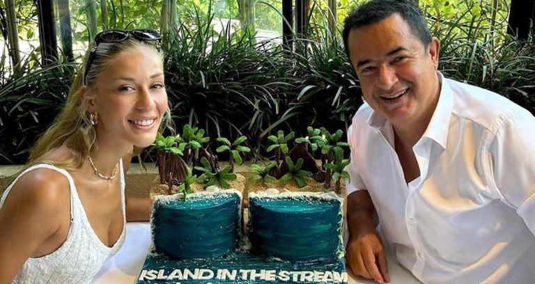 Acun Ilıcalı sevgilisinin doğum gününü kutladı, herkes o detaya takıldı