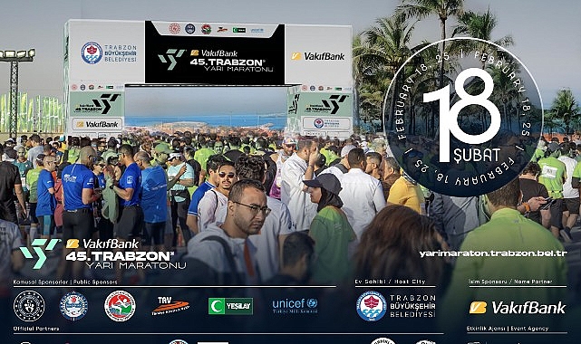 VakıfBank 45. Uluslararası Trabzon Yarı Maratonu kayıtları 18 Şubat’ta sona eriyor VakıfBank 45. Uluslararası Trabzon Yarı Maratonu kayıtları 18 Şubat’ta sona eriyor