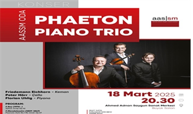 AASSM’de Phaeton Piano Trio konseri AASSM’de Phaeton Piano Trio konseri