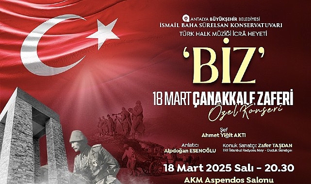 Çanakkale Zaferi’nin 110. Yıl Dönümüne Özel Konser Çanakkale Zaferi’nin 110. Yıl Dönümüne Özel Konser
