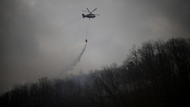 Güney Kore’de orman yangınına müdahale sırasında düşen helikopterin pilotu öldü Güney Kore’de orman yangınına müdahale sırasında düşen helikopterin pilotu öldü