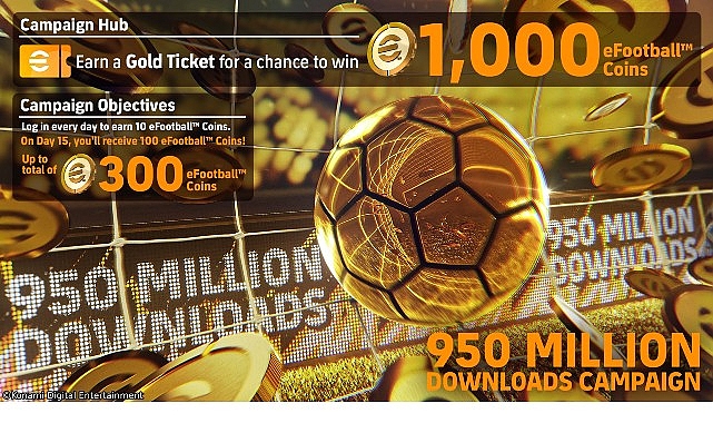 eFootball™ Dünya Çapında 950 Milyon İndirmeye Ulaştı eFootball™ Dünya Çapında 950 Milyon İndirmeye Ulaştı