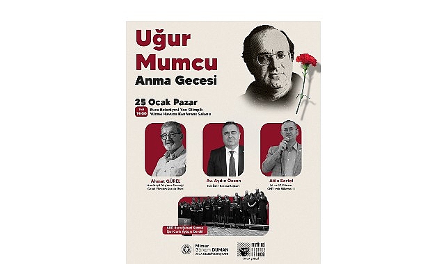 Uğur Mumcu için Buca’da anma gecesi Uğur Mumcu için Buca’da anma gecesi
