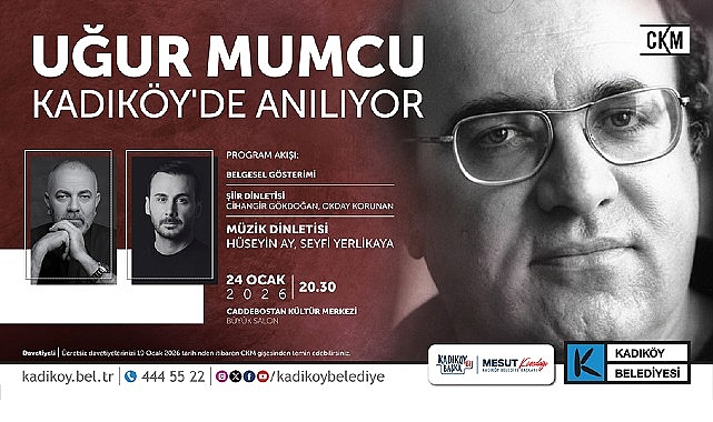 Uğur Mumcu Kadıköy’de Anılacak Uğur Mumcu Kadıköy’de Anılacak