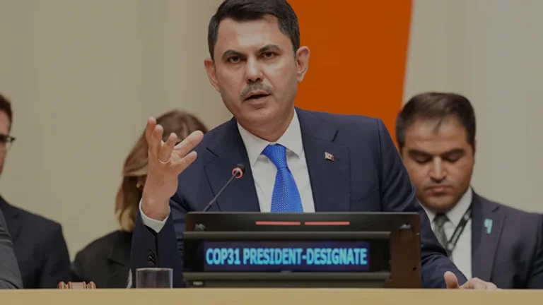 COP31 Başkanı Murat Kurum BM’de Eylem Gündemini Açıkladı COP31 Başkanı Murat Kurum BM’de Eylem Gündemini Açıkladı